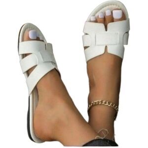 Women's non-slip flat sandal slide